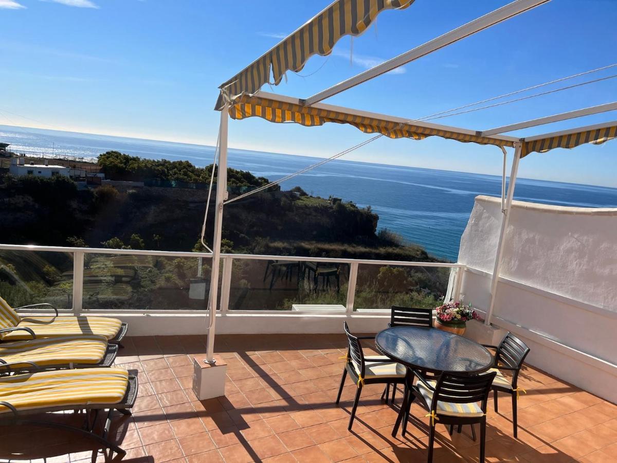 Delightful Burriana House With Magnificent Beach & Sea Views. Nerja Εξωτερικό φωτογραφία