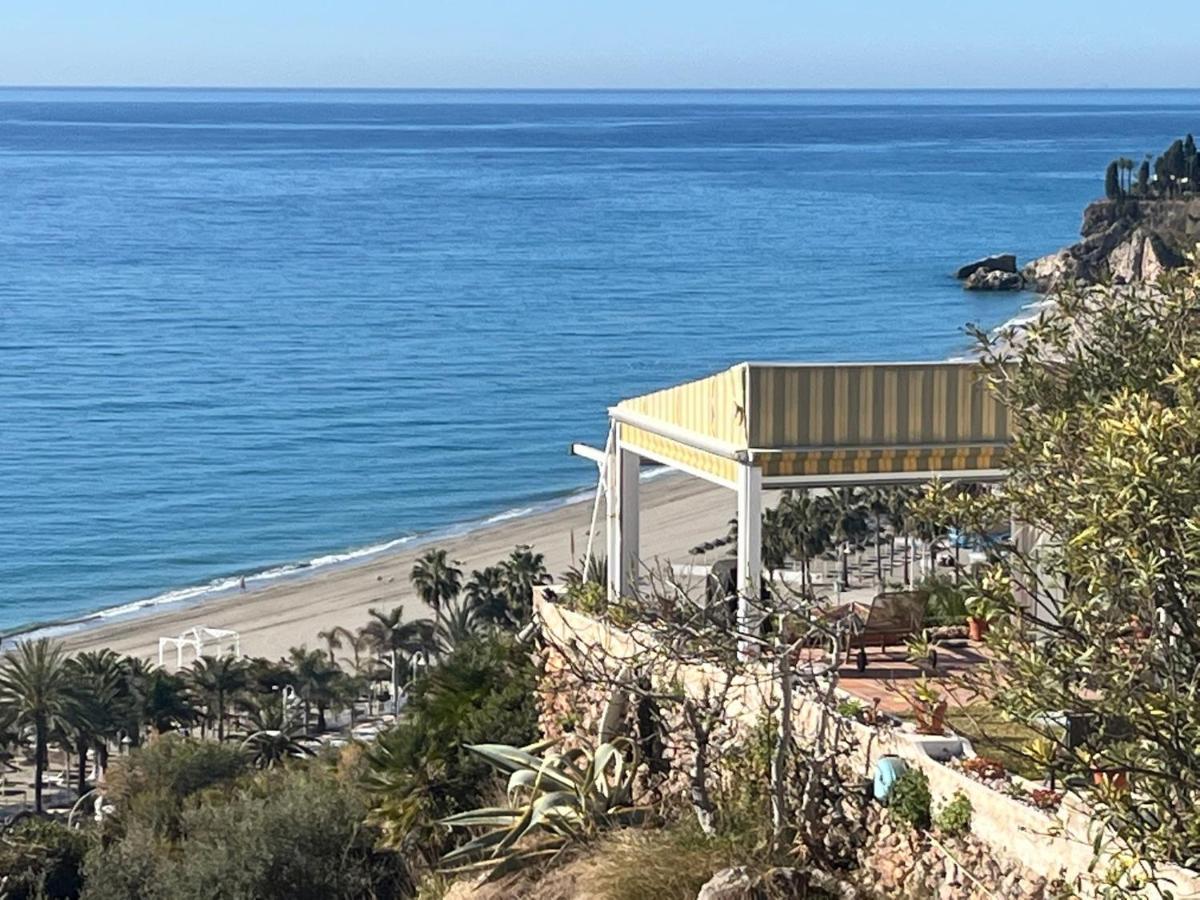 Delightful Burriana House With Magnificent Beach & Sea Views. Nerja Εξωτερικό φωτογραφία